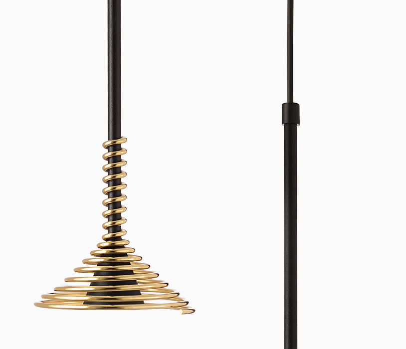 Lobelia by Sergi Ventura - Detail of the structure of the Lobelia suspsion lamp